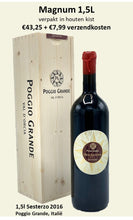 Afbeelding in Gallery-weergave laden, Kado pakket Sesterzo 2020 Magnum 1,5l Poggio Grande